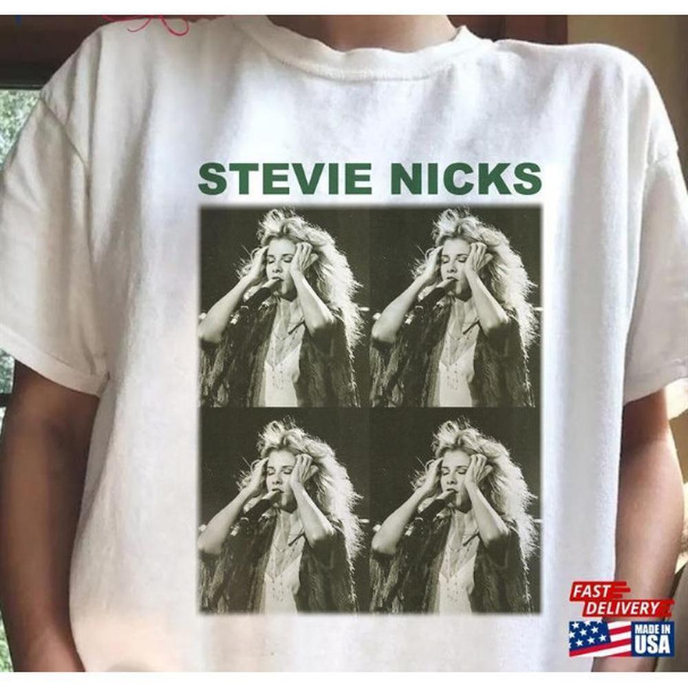 Stevie Nicks Shirt Music 2023 T-Shirt Retro Fleetwood Tee